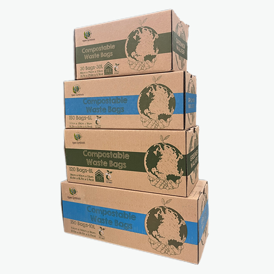 6L garbage bag can be customized,100% biodegradable