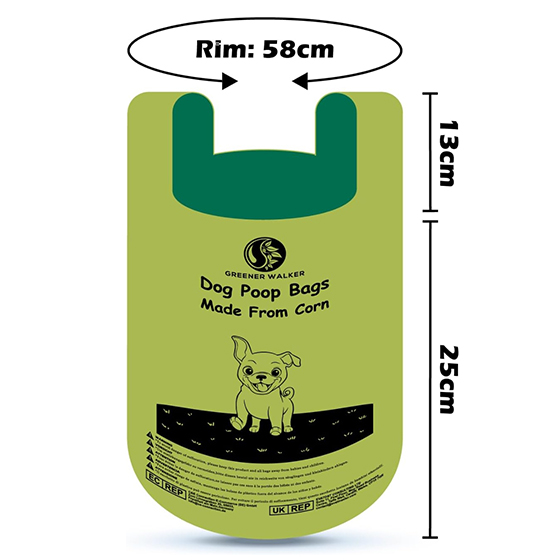 Custom corn starch 100% Biodegradable & Compostable Bag