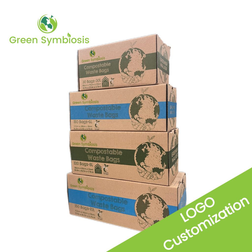 Customize Trash Bags on Roll Biodegradable & Compostable Liners wholesale